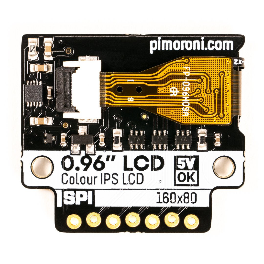 0.96" SPI Colour LCD (160x80) Breakout