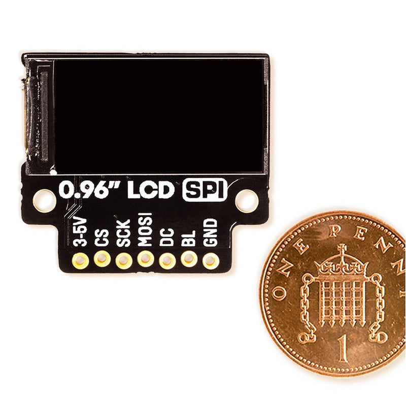 0.96" SPI Colour LCD (160x80) Breakout