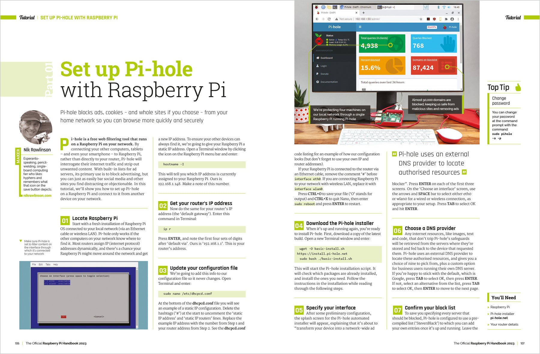 Das offizielle Raspberry Pi Handbuch 2023