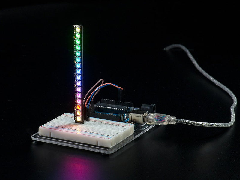 NeoPixel Stick - 8 x 5050 RGB LED with Integrated Drivers