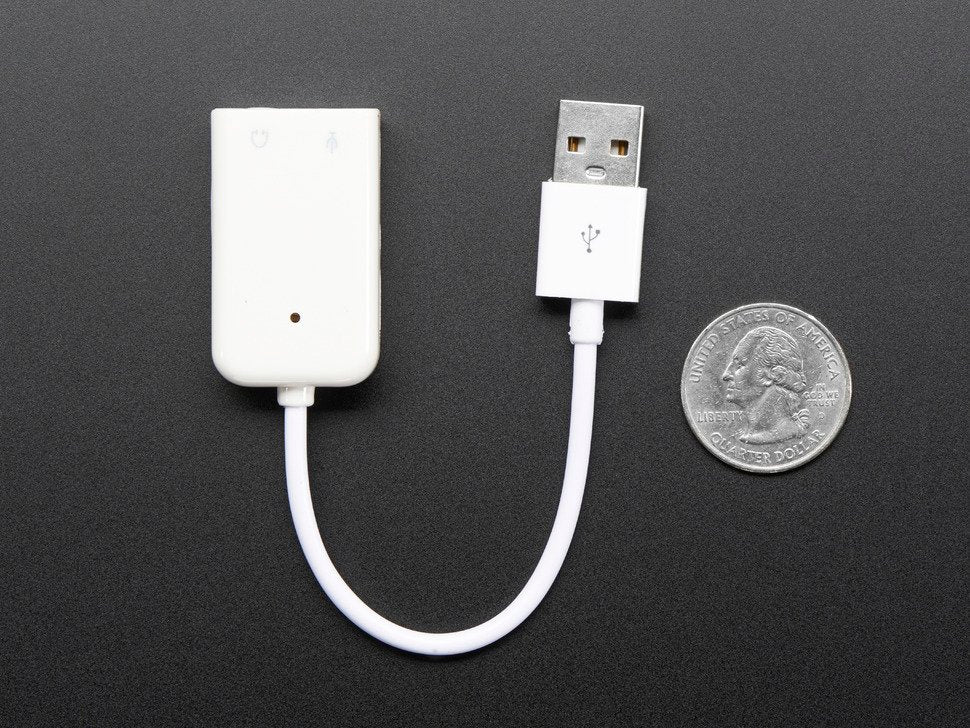 USB Audio Adapter - Works with Raspberry Pi