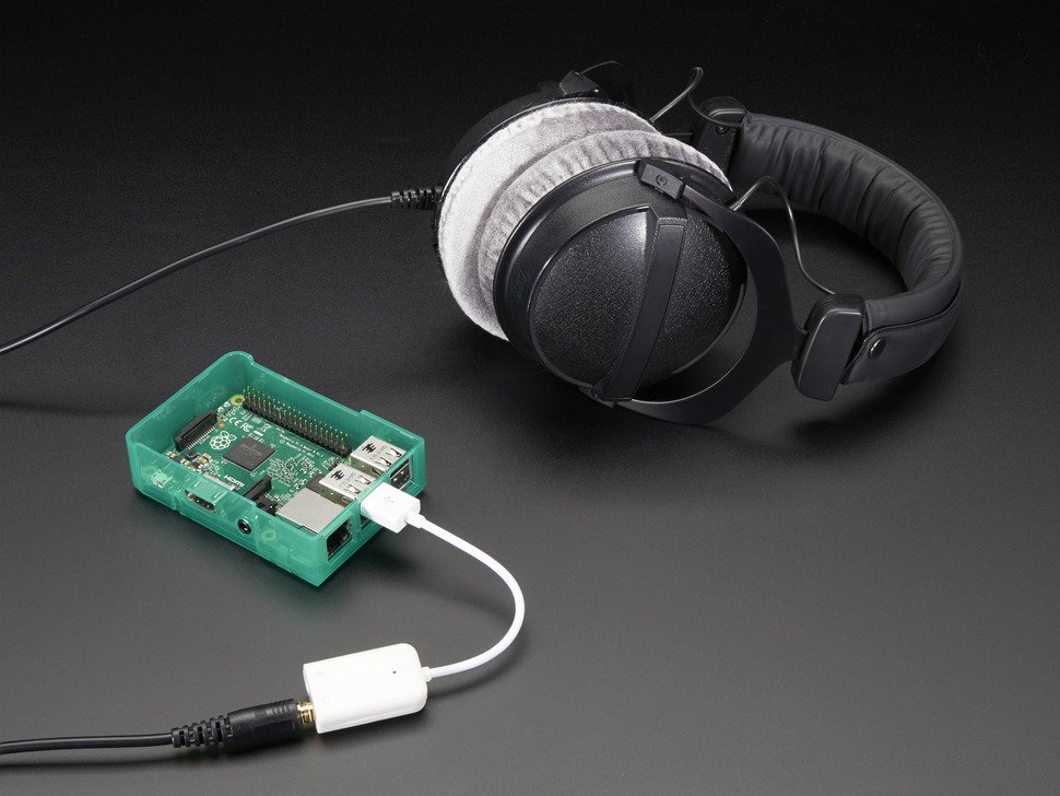 USB Audio Adapter - Works with Raspberry Pi