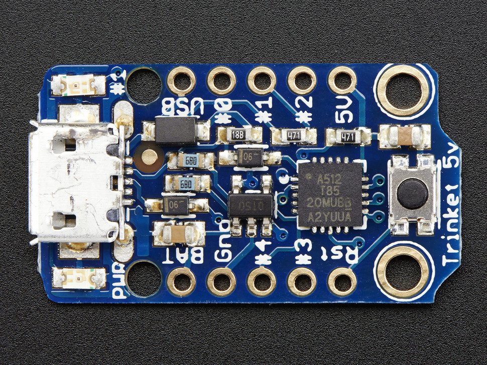 Adafruit Trinket - Mini Microcontroller - 5V Logic - compatible with Arduino