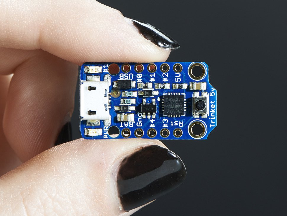 Adafruit Trinket - Mini Microcontroller - 5V Logic - compatible with Arduino