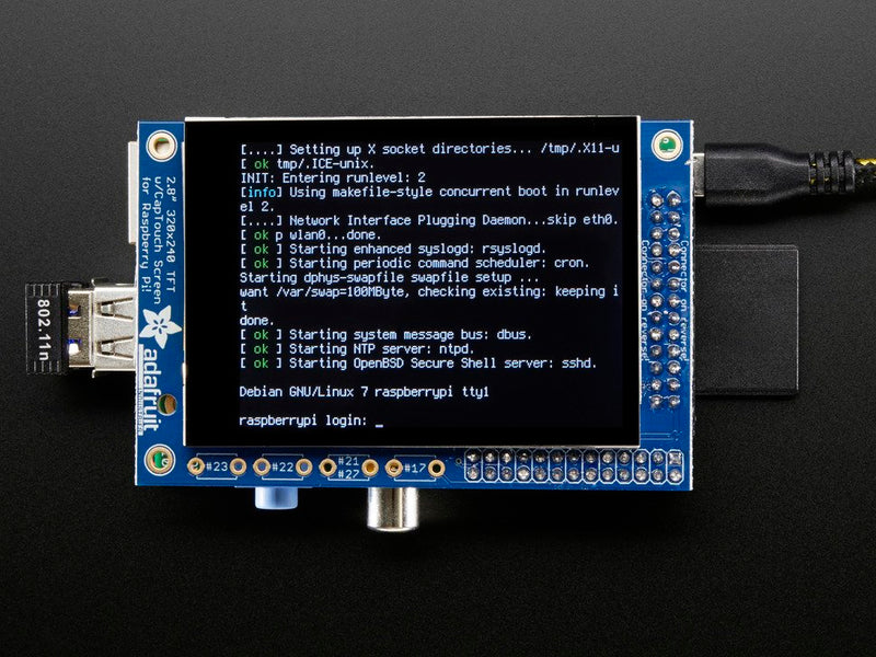 EOL - PiTFT 2.8" TFT 320x240 + Capacitive Touchscreen for Raspberry Pi