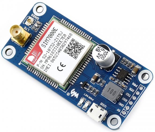 Waveshare 14865 - SIM7000E NB-IoT HAT