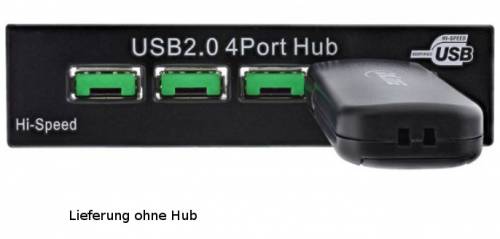 USB Portblocker, blockt bis zu 4 Ports, InLine 55723