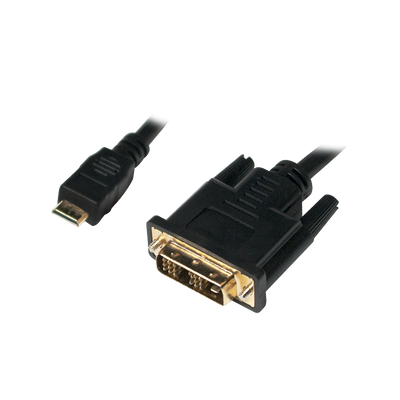 Mini-HDMI auf DVI-D Kabel, MM, 0,5m (LogiLink)