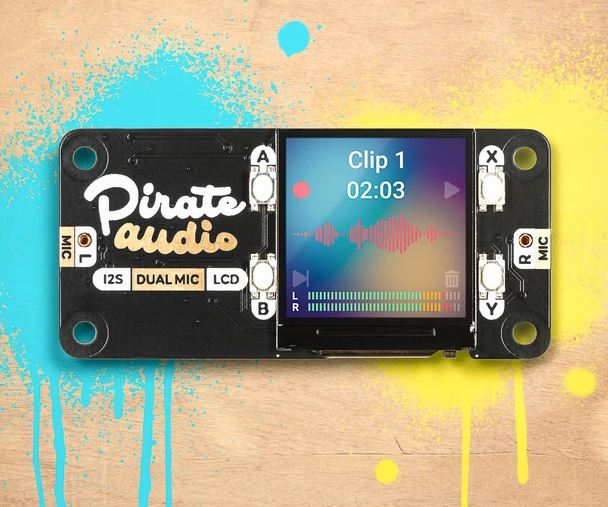 Pirate Audio: Dual Mic for Raspberry Pi