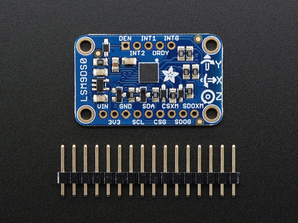 Adafruit 9-DOF Accel/Mag/Gyro+Temp Breakout Board - LSM9DS0