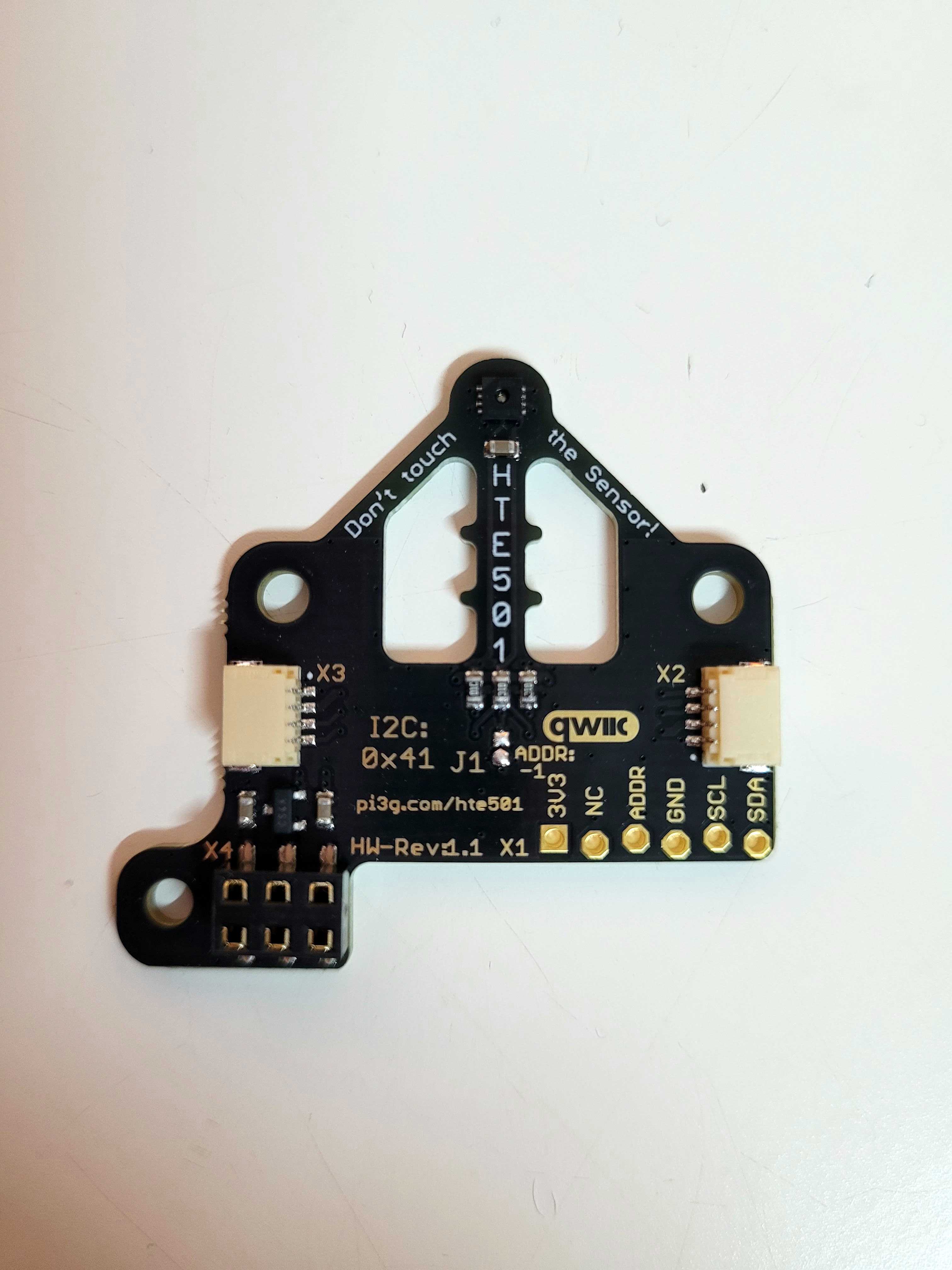 HTE501 Breakout Board - Hochpräziser digitaler Feuchtigkeits- und Temperaturmesssensor