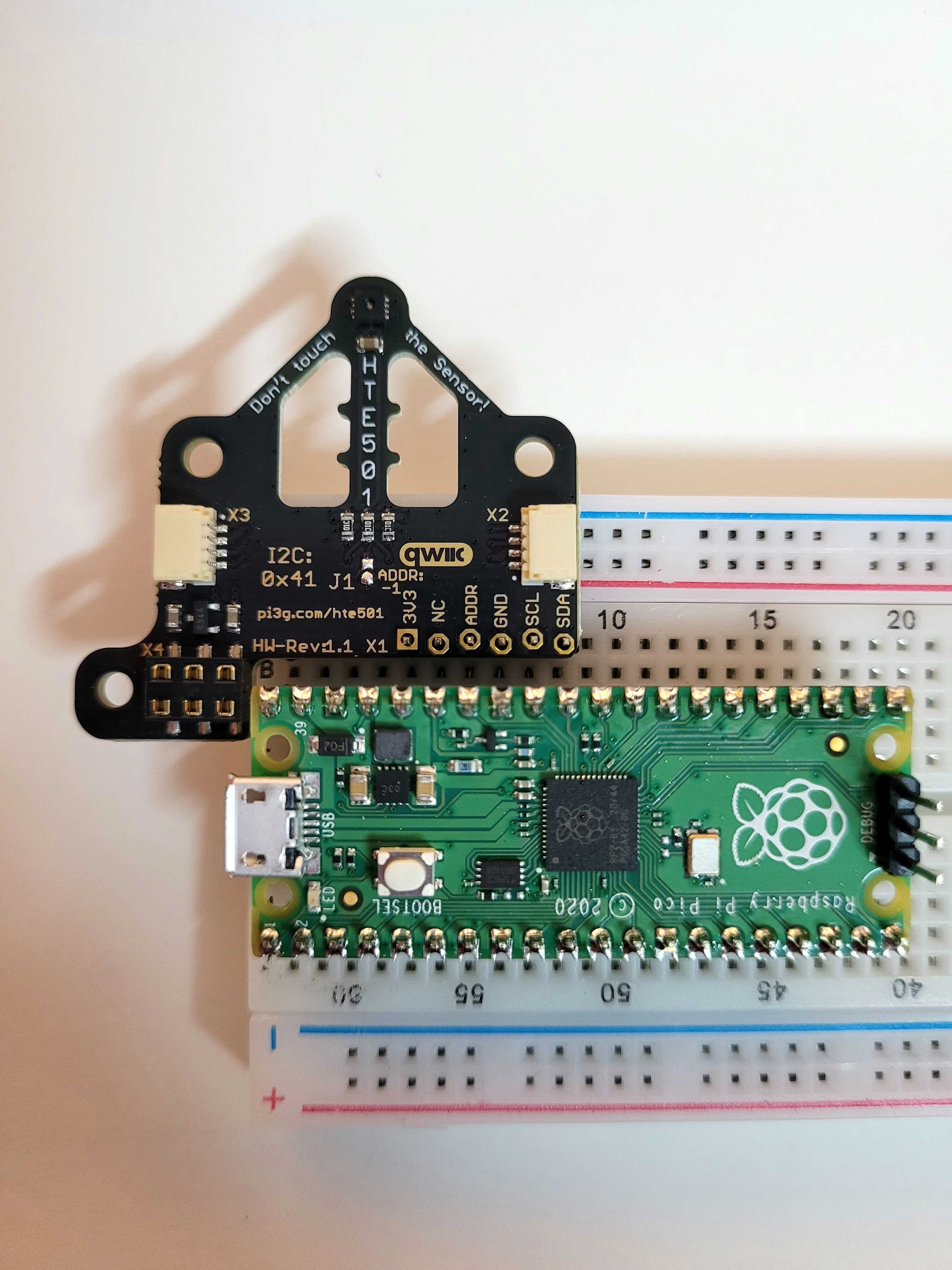 HTE501 Breakout Board - Hochpräziser digitaler Feuchtigkeits- und Temperaturmesssensor