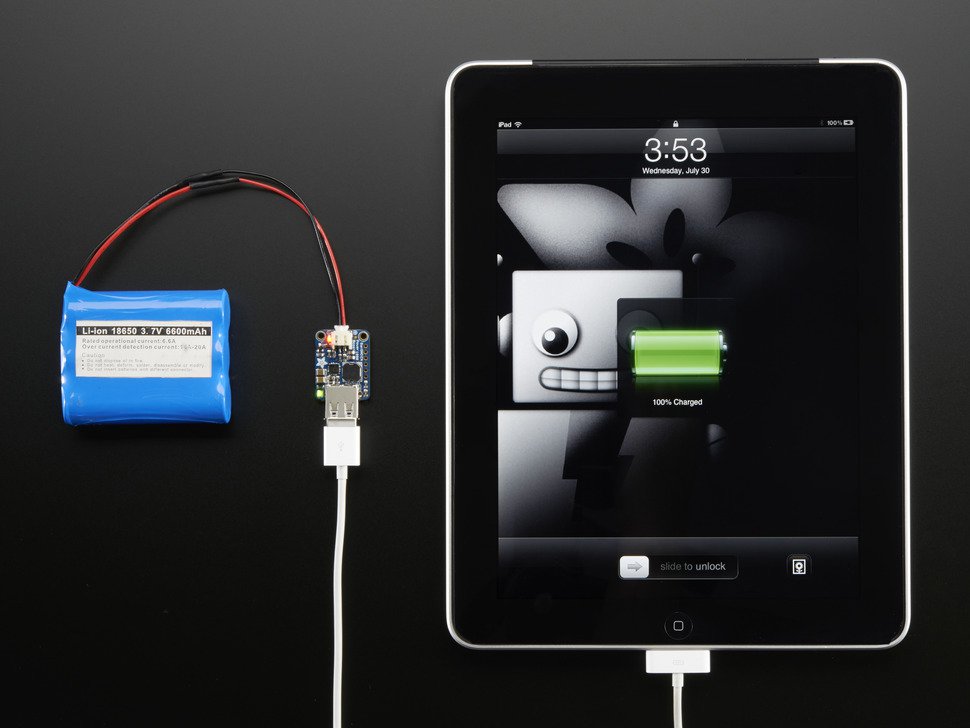 PowerBoost 1000 Basic - 5V USB Boost @ 1000mA from 1.8V+