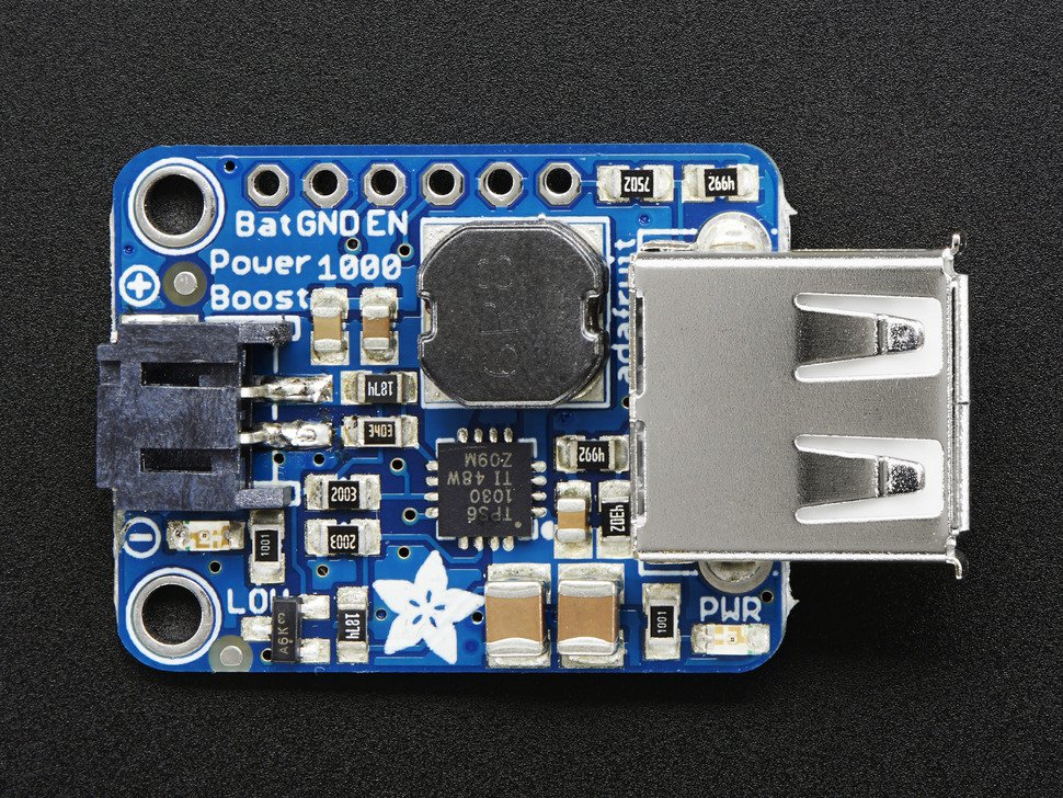 PowerBoost 1000 Basic - 5V USB Boost @ 1000mA from 1.8V+