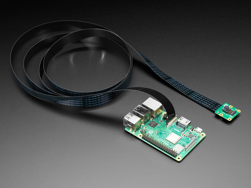 Flex Cable for Raspberry Pi Camera or Display - 2 meters