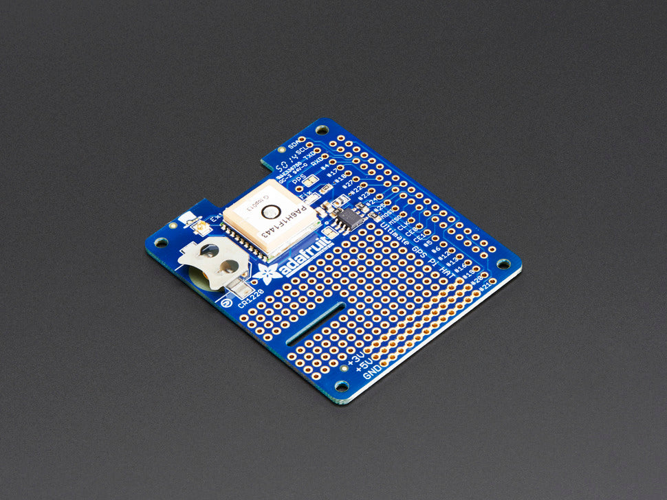 Adafruit Ultimate GPS HAT for Raspberry Pi A+/B+/Pi 2/3/Pi 4 - Mini Kit