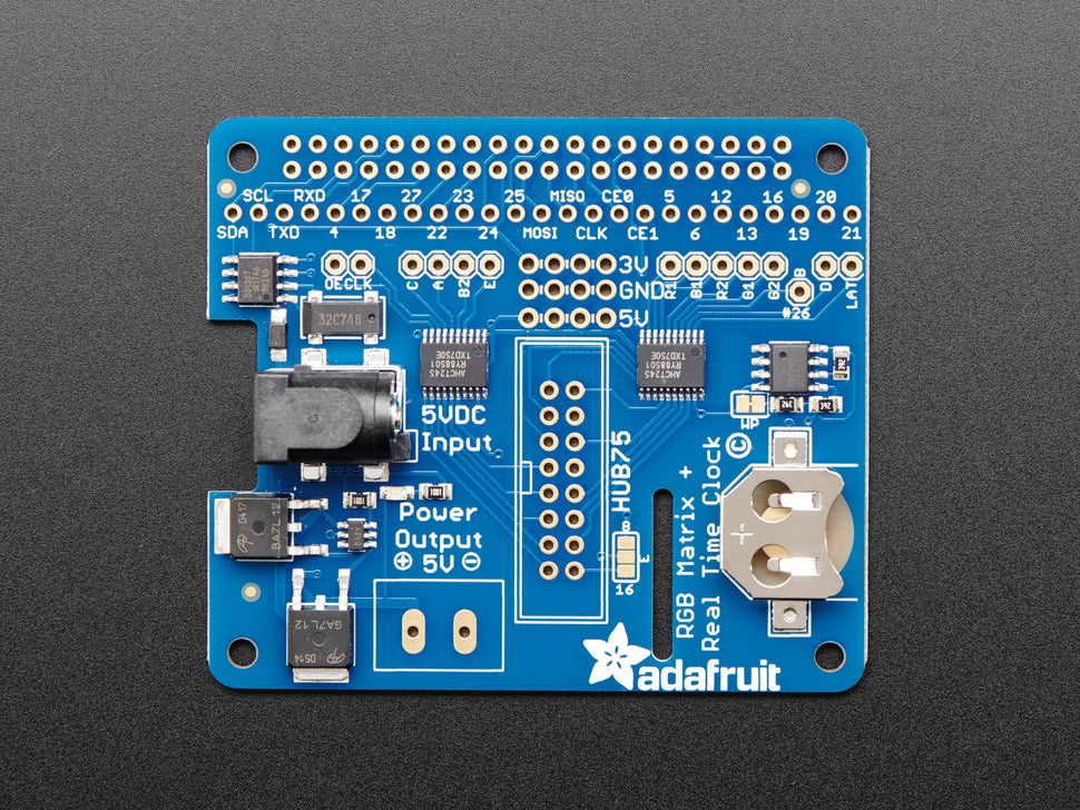 Adafruit RGB Matrix HAT + RTC for Raspberry Pi - Mini Kit