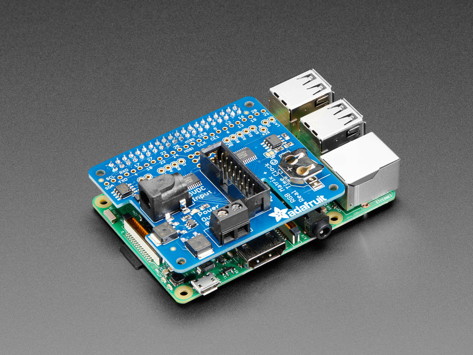 Adafruit RGB Matrix HAT + RTC for Raspberry Pi - Mini Kit