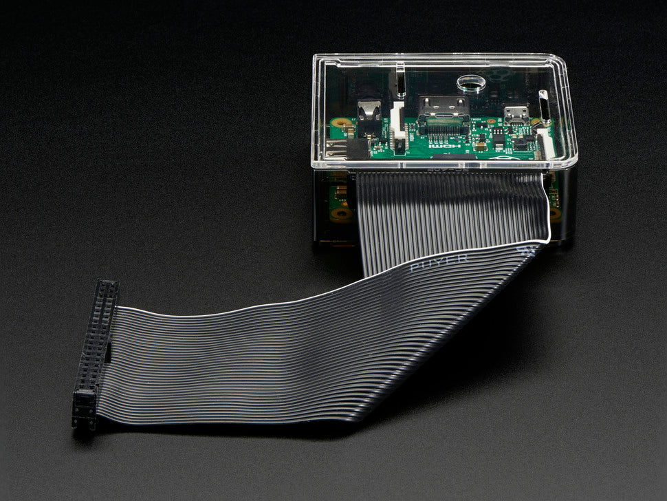 Adafruit Raspberry Pi A+ Case - Smoke Base w/ Clear Top