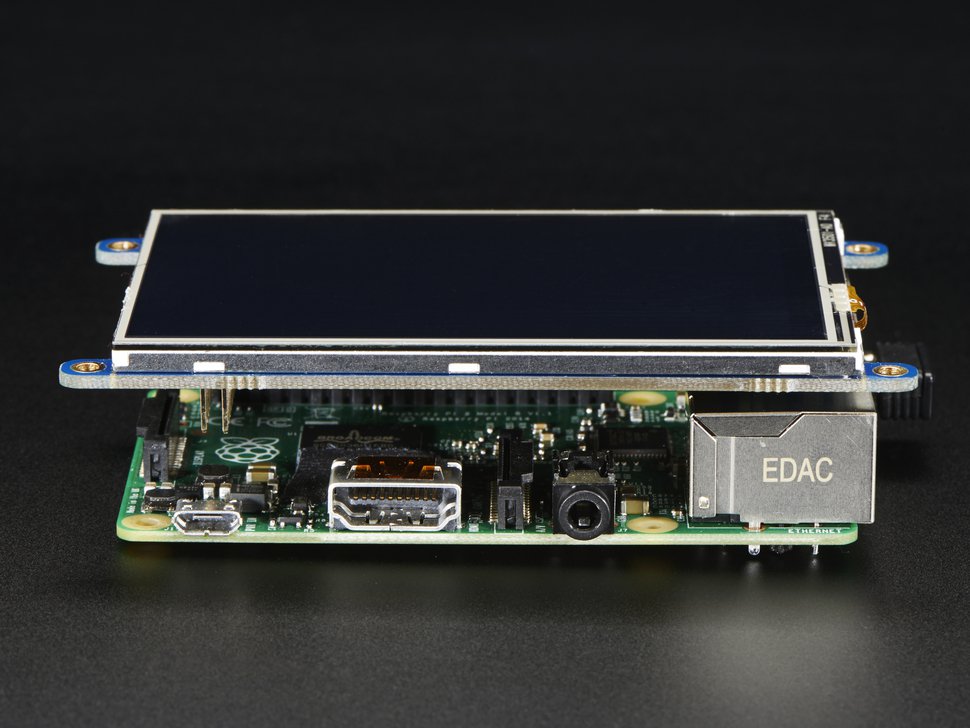 PiTFT Plus 480x320 3.5" TFT+Touchscreen for Raspberry Pi