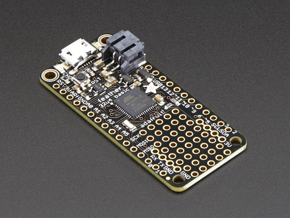 Adafruit Feather 32u4 Basic Proto - compatible with Arduino