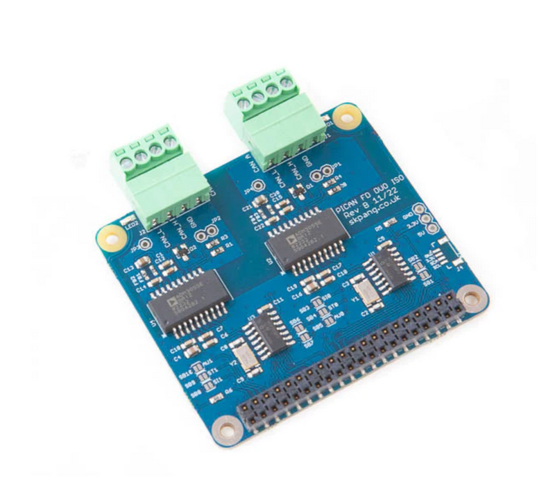 PiCAN FD Duo Isolated for Raspberry Pi
