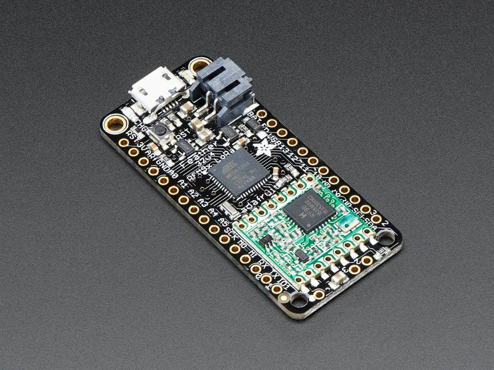 Adafruit Feather 32u4 RFM95 LoRa Radio- 868 or 915 MHz - RadioFruit - compatible with Arduino