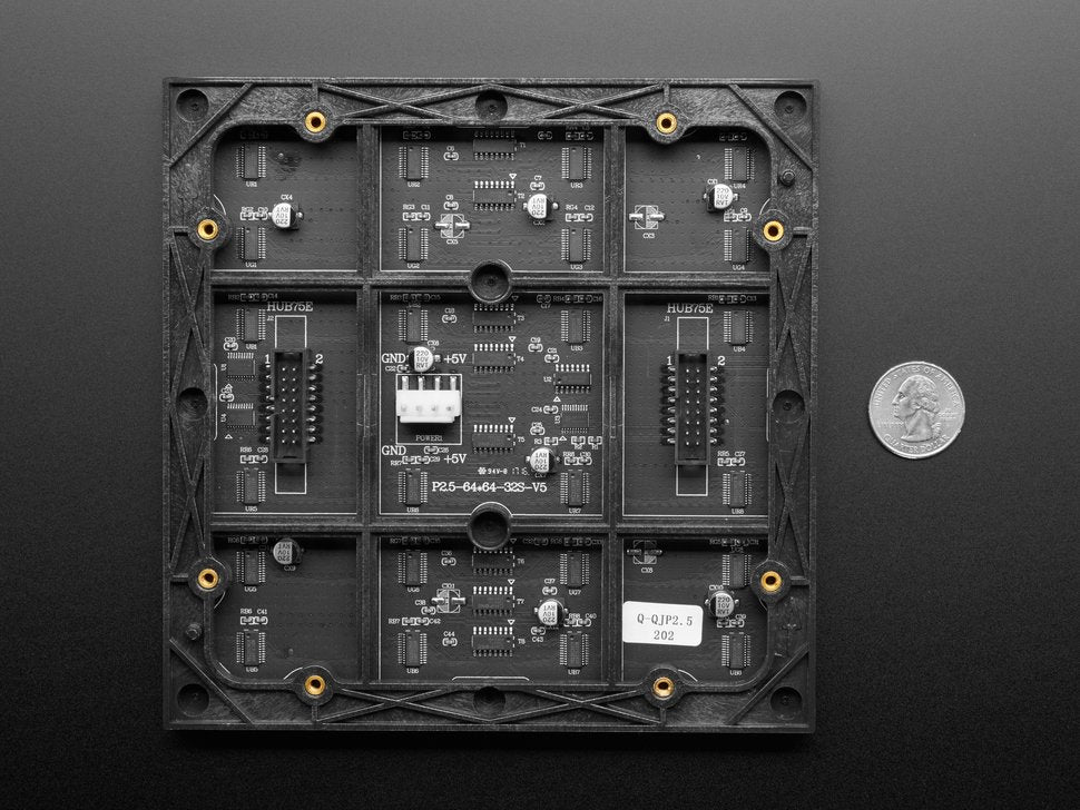 64x64 RGB LED Matrix - 2.5mm Pitch - 1/32 Scan