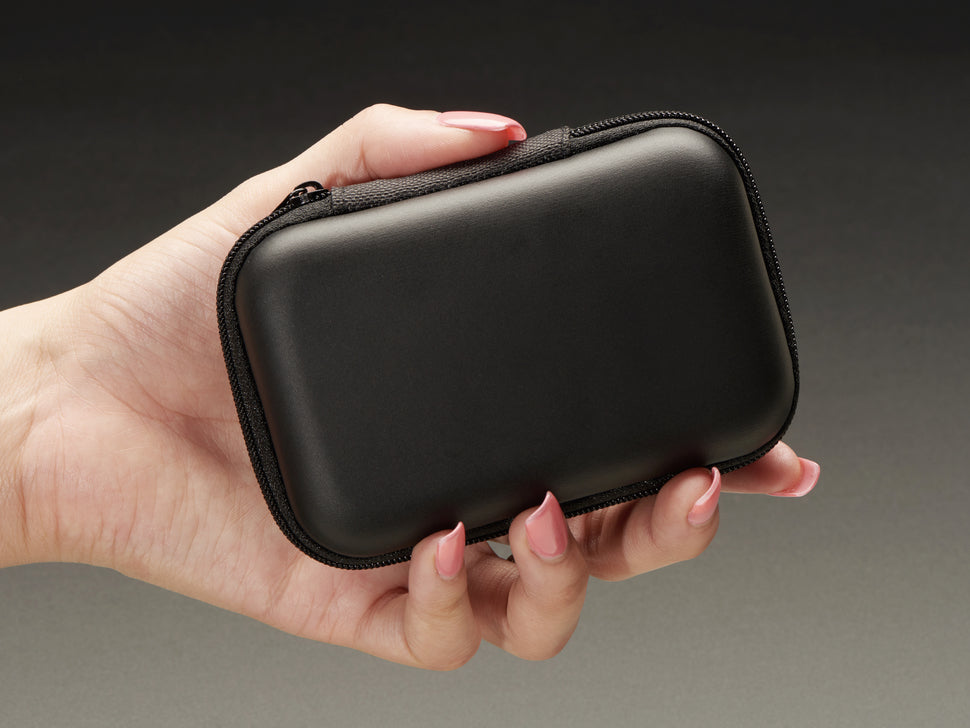 Maker-Friendly Zipper Case - Black