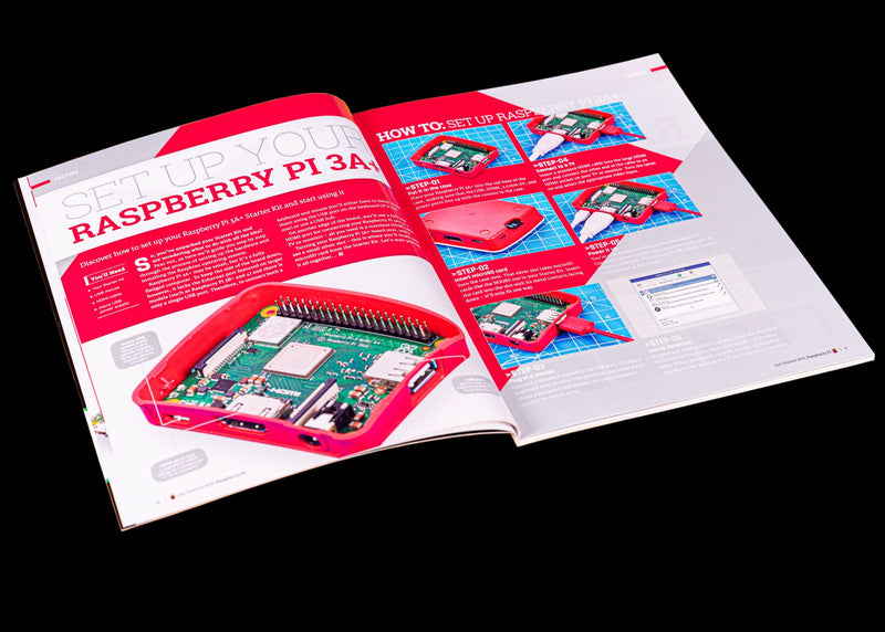 Getting started with Raspberry Pi3 Model A+ (Pi3 A+ Starter Set mit Buch)
