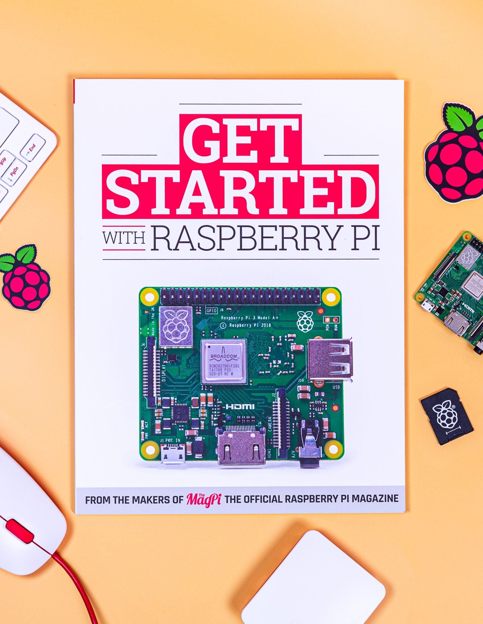 Getting started with Raspberry Pi3 Model A+ (Pi3 A+ Starter Set mit Buch)