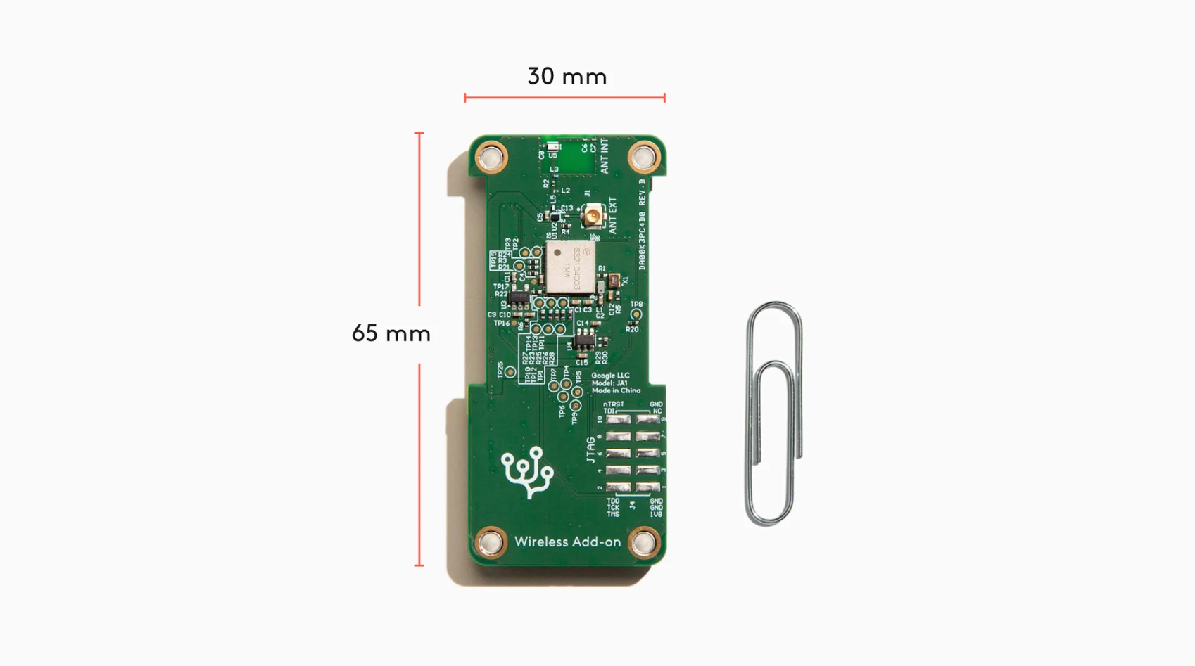 Coral Wireless Add-on board for Dev Board Micro