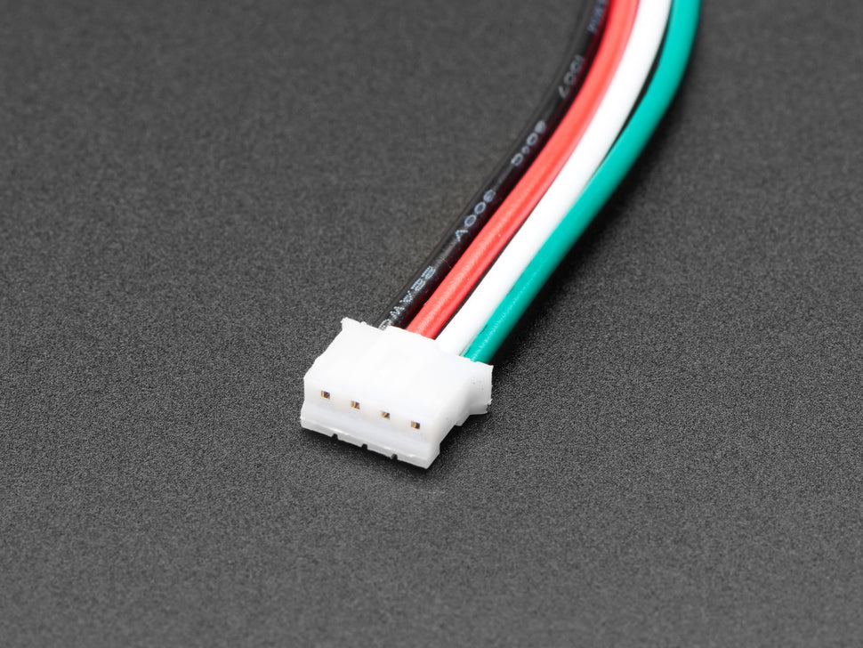 JST PH 4-pin Plug to Color Coded Alligator Clips Cable