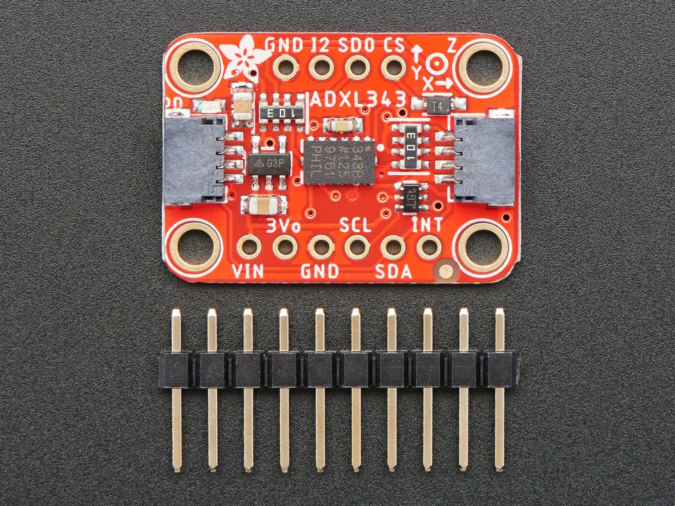 ADXL343 - Triple-Axis Accelerometer (+-2g/4g/8g/16g) w/ I2C/SPI - STEMMA QT / Qwiic