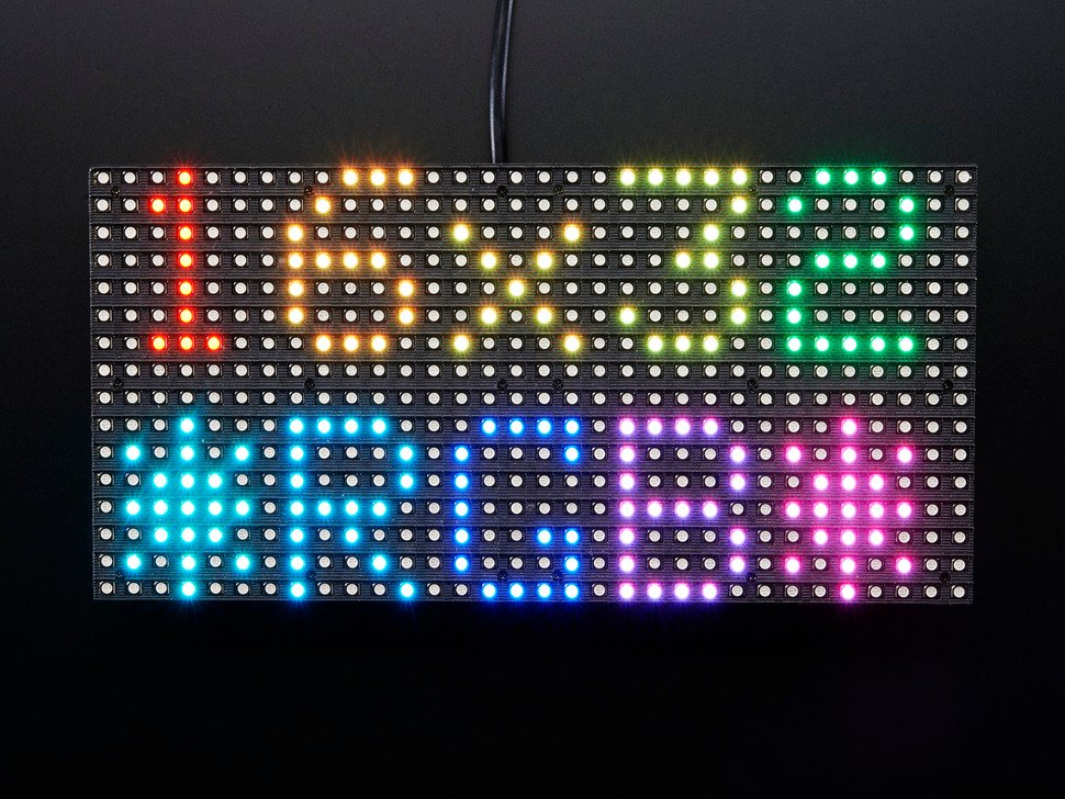 Adafruit Medium 16x32 RGB LED matrix panel - 6mm Pitch