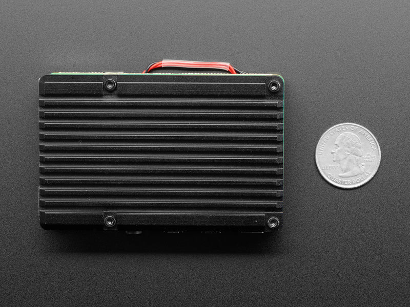 Aluminum Metal Heatsink Raspberry Pi 4 Case with Dual Fans