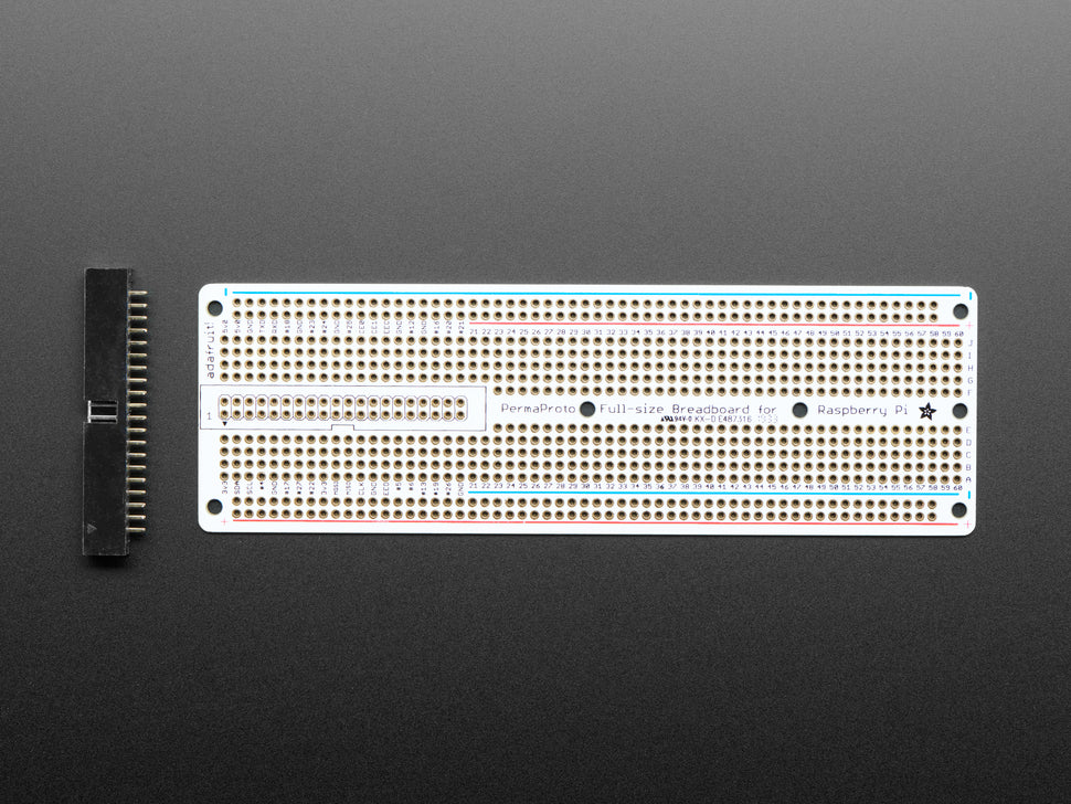 Adafruit Perma-Proto 40-Pin Raspberry Pi Breadboard PCB Kit - with 2x20 Header