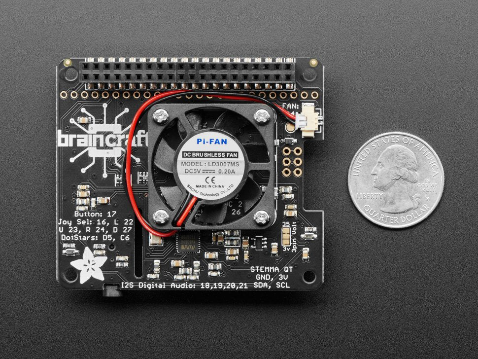 Adafruit BrainCraft HAT - Machine Learning for Raspberry Pi 4