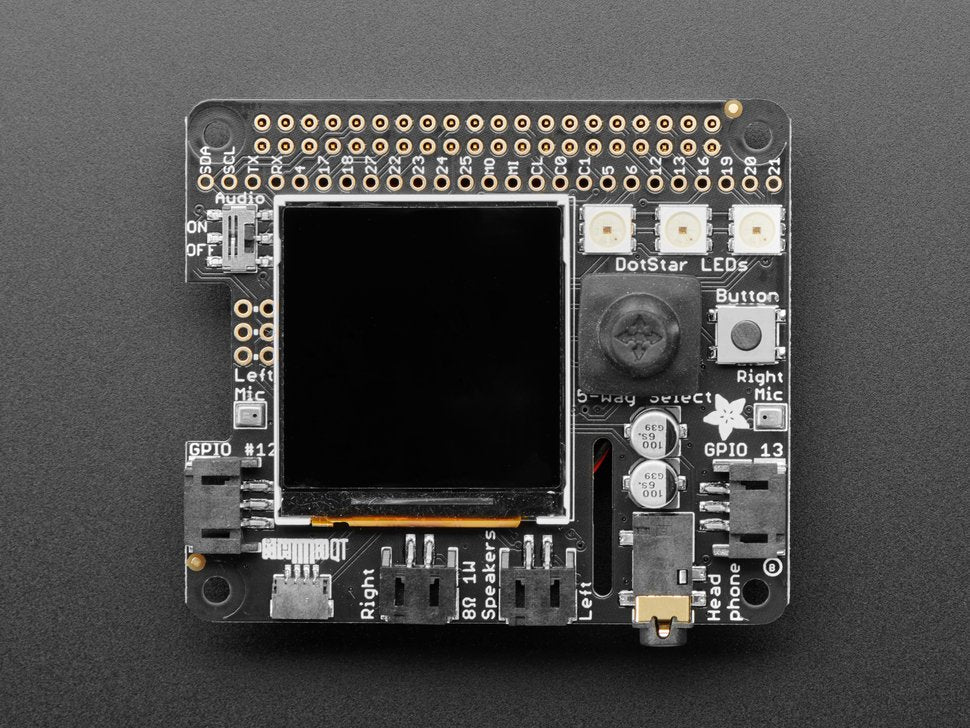 Adafruit BrainCraft HAT - Machine Learning for Raspberry Pi 4