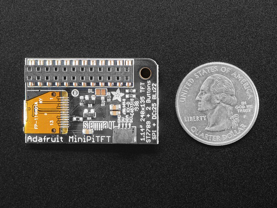 Adafruit Mini PiTFT - 135x240 Color TFT Add-on for Raspberry Pi