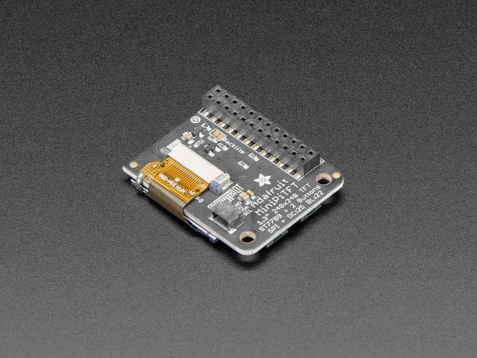 Adafruit Mini PiTFT 1.3" - 240x240 TFT Add-on for Raspberry Pi