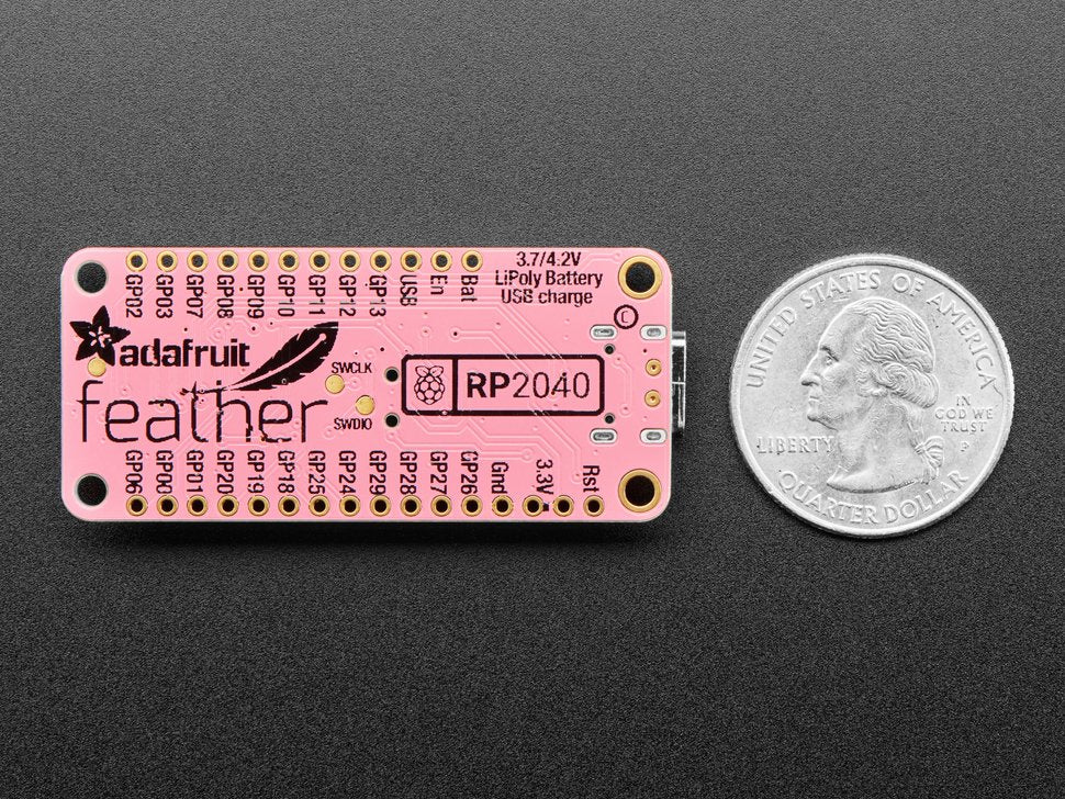 Adafruit Feather RP2040 - Pink