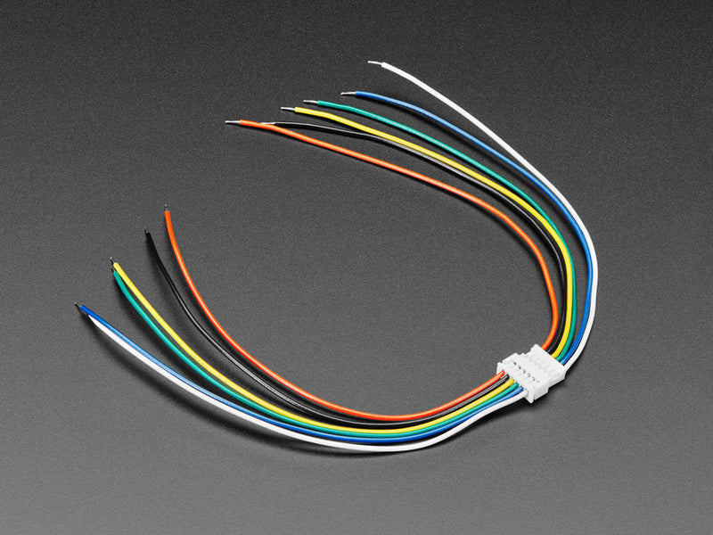 1.25mm Pitch 6-pin Cable Matching Pair - 10 cm long - Molex PicoBlade Compatible