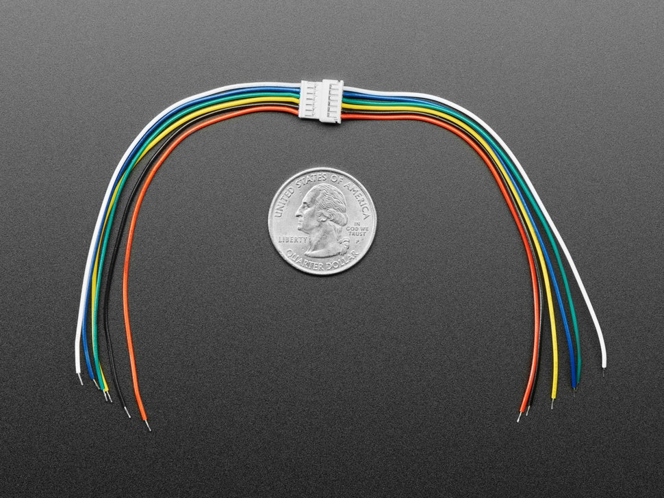 1.25mm Pitch 6-pin Cable Matching Pair - 10 cm long - Molex PicoBlade Compatible