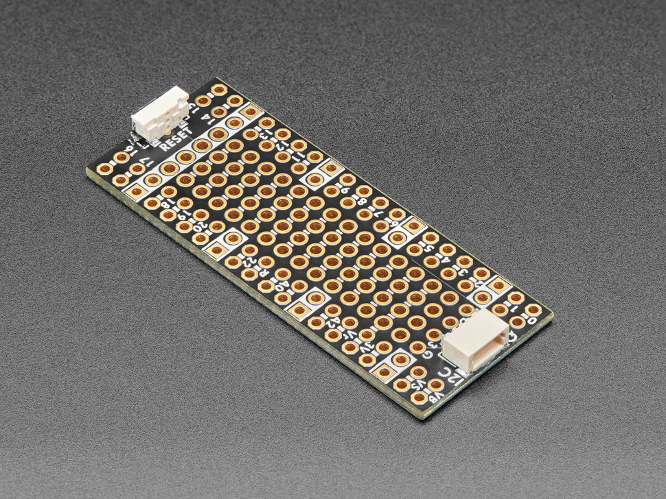 Adafruit PiCowbell Proto for Pico - Reset Button & STEMMA QT