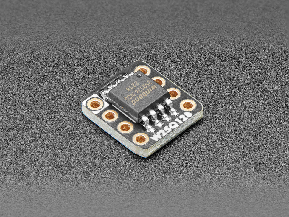 Adafruit QSPI DIP Breakout Board - W25Q128 - 128 MBit 16 MByte - W25Q128JVSSIQ