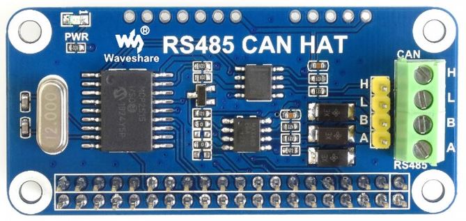 Waveshare 14882 - RS485 CAN HAT for Raspberry Pi