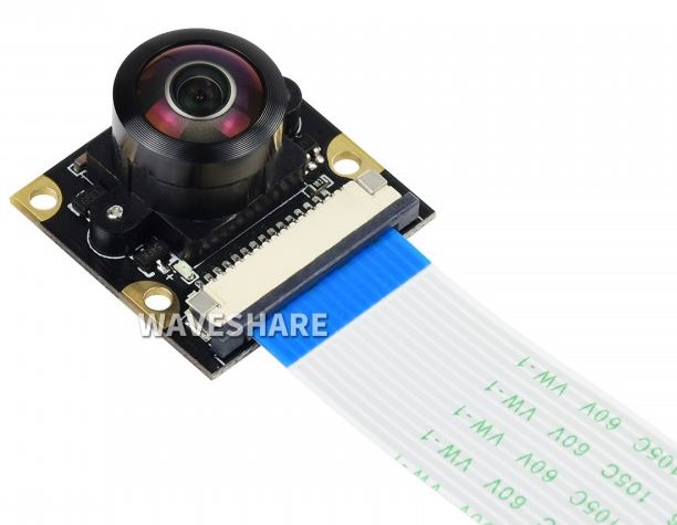 Waveshare 14037 - Raspberry Camera (M), Fischaugenobjektiv (Fisheye Lens) - Waveshare