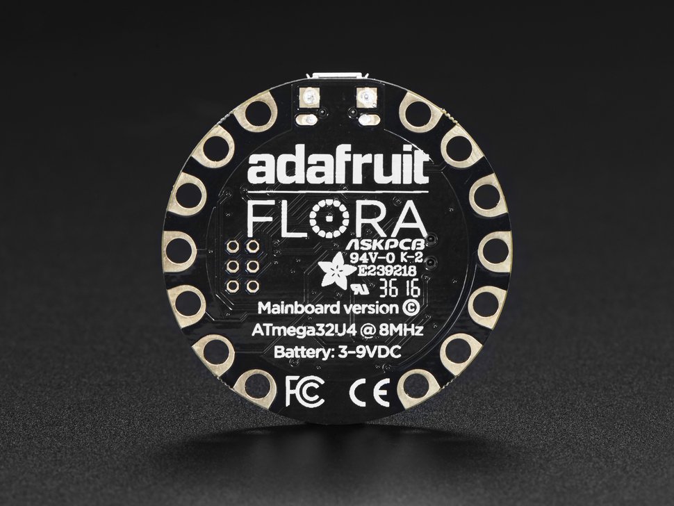 FLORA - Wearable electronic platform - compatible with Arduino