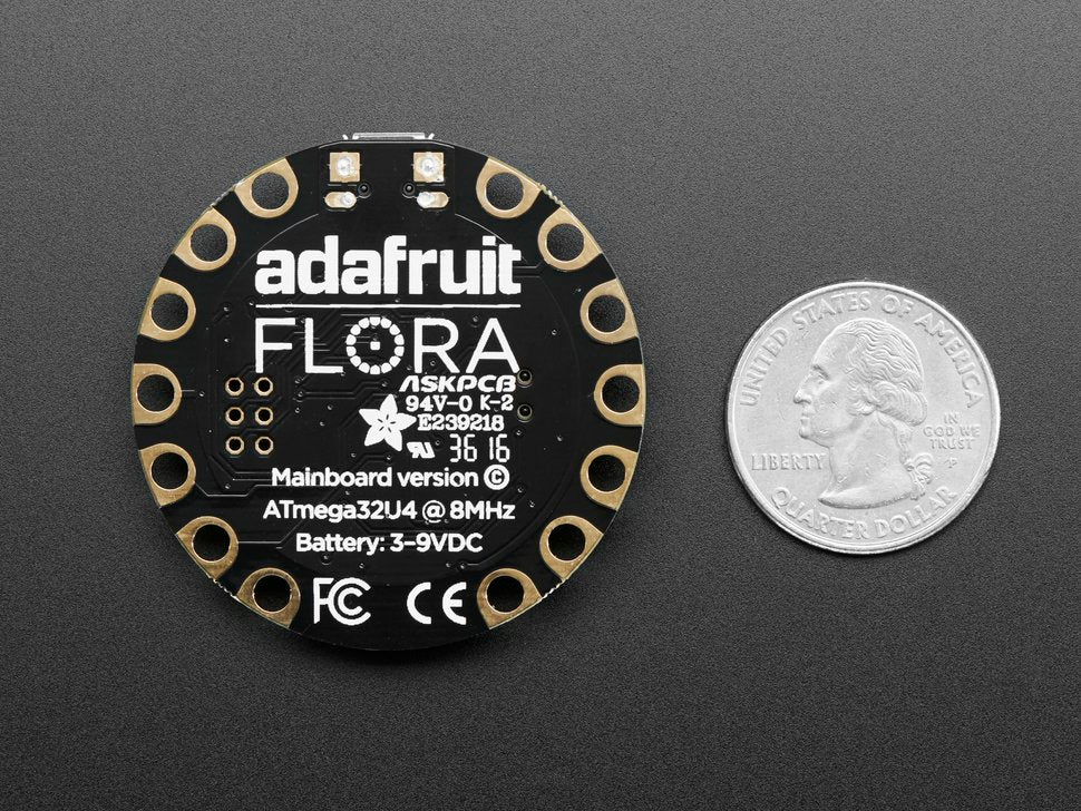 FLORA - Wearable electronic platform - compatible with Arduino